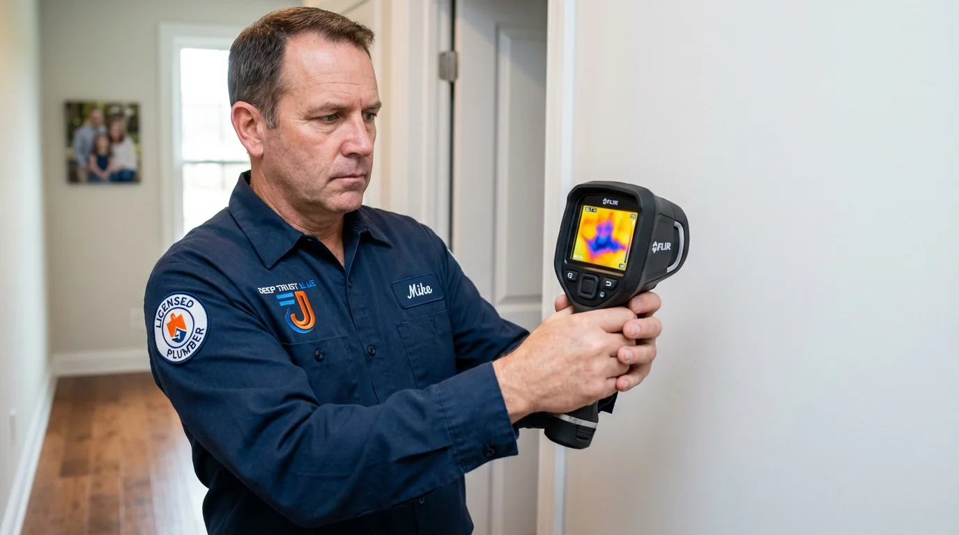 Thermal imaging leak detection by Johns Plumbing LLC in Chambersburg